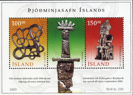 164825 MNH ISLANDIA 2005 MUSEO NACIONAL DE ISLANDIA - Lots & Serien