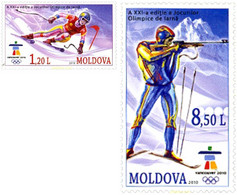 245896 MNH MOLDAVIA 2010 21 JUEGOS OLIMPICOS INVIERNO VANCOUVER 2010 - Hiver 2010: Vancouver