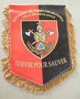 FANION SAPEURS POMPIERS ETAT-MAJOR DES FORMATIONS MILITAIRES DE LA SECURITE CIVILE - Pompiers