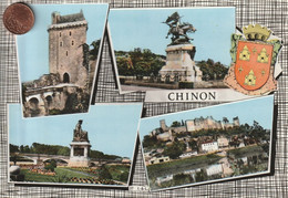 37 - Carte  Postale Semi Moderne De   CHINON   Multi Vues - Chinon