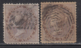 Shades Varieties, British East India Used 1856, No Wartermark, One Anna Shades, - 1854 Compañia Británica De Las Indias