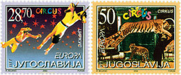 98559 MNH YUGOSLAVIA 2002 EUROPA CEPT 2002 - EL CIRCO - Usados