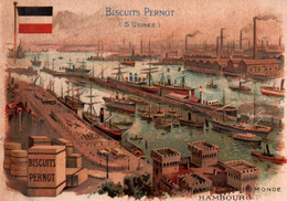 CHROMO / BISCUITS PERNOT / LES GRANDS PORTS DU MONDE / HAMBOURG - Pernot