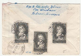 FAMOUS PEOPLE, WRITERS, FRIEDRICH SCHILLER, STAMPS ON REGISTERED COVER, 1956, ROMANIA - Briefe U. Dokumente