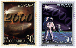 82382 MNH YUGOSLAVIA 2000 EUROPA CEPT. CONSTRUCCION EUROPEA - Usados