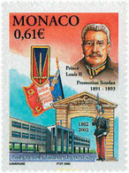 104246 MNH MONACO 2002 BICENTENARIO DE LA ESCUELA MILITAR SAINT-CYR - Autres & Non Classés