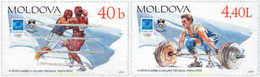 147293 MNH MOLDAVIA 2004 28 JUEGOS OLIMPICOS DE VERANO ATENAS 2004 - Halterofilia