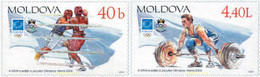 147293 MNH MOLDAVIA 2004 28 JUEGOS OLIMPICOS DE VERANO ATENAS 2004 - Weightlifting