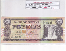 GUYANA 20 DOLLAR 1989 P27 - Guyana