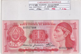 HONDURAS 1 LEMPIRA 1980 P68 - Honduras