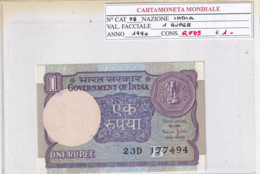 INDIA 1 RUPEE 1990 P78 - Inde