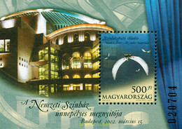 98622 MNH HUNGRIA 2002 NUEVO TEATRO NACIONAL - Gebraucht