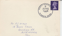 UK Card Ca Scott Center Plympouth Devon 6 JUNE 1968 (RD213) - Événements & Commémorations