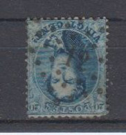 BELGIË - OBP - 1863 - Nr 15A  (PT 12 - (ANVERS) - Coba + 1.00 € - Puntstempels