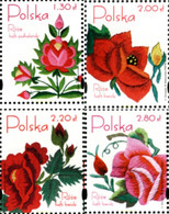 185090 MNH POLONIA 2005 ROSAS BORDADAS - Unclassified