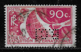 ANCOPER B.C.I 62 - N° 326 PERFORE B.C.I OBLITERE RARE INDICE 5 - Used Stamps