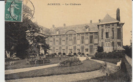 ACHEUX (80) - Le Château (carte Toilée) - Bon état - Acheux En Amienois