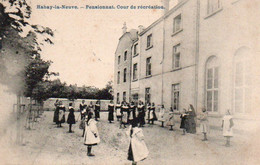 Habay-la-Neuve  Pensionnat Cour De Récréation Animée Voyagé En 1911 - Habay