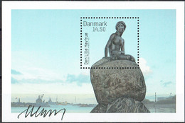 Martin Mörck. Denmark 2013.  100 Anniv  The Little Mermaid Michel Bl.51  MNH. Signed. - Blocs-feuillets