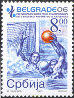 195463 MNH SERBIA 2005 XVI CAMPEONATO DE EUROPA DE WATERPOLO - Water-Polo