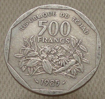 Chad 500 Francs, 1985 Very Rare - Ciad