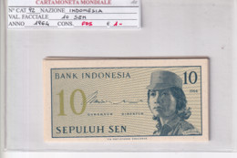 INDONESIA 10 SEN 1964 P92 - Indonésie