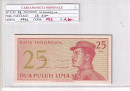 INDONESIA 25 SEN 1964 P93 - Indonésie