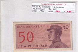 INDONESIA 50 SEN 1964 P94 - Indonésie