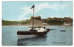 Off SCARBOROUGH Pier - Paddle Steamer - Shurey - Scarborough