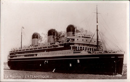 ! Old Postcard, Dampfer, Le Paquebot L' Atlantique - Dampfer