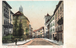 Carte Ancienne SUISSE Colorisée - GRUSS Aus RHEINFELDEN - MARKTGASSE - Rheinfelden