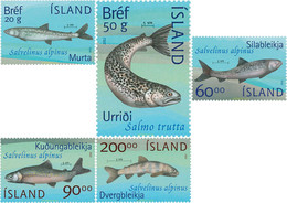 101046 MNH ISLANDIA 2002 PECES DEL LAGO THINGVELLIR - Collections, Lots & Series