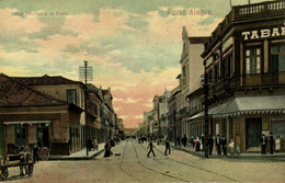 Brazil, PORTO ALEGRE, Rua Voluntários Da Pátria, Tobacconist (1910s) Postcard - Porto Alegre