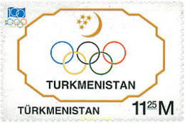 29116 MNH TURKMENISTAN 1994 CENTENARIO DEL COMITE OLIMPICO INTERNACIONAL - Turkmenistan