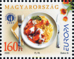 170485 MNH HUNGRIA 2005 EUROPA CEPT 2005 - GASTRONOMIA - Usado