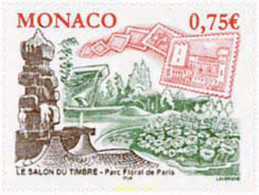 142033 MNH MONACO 2004 SALON DEL SELLO DE PARIS - Sonstige & Ohne Zuordnung