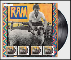 GROSSBRITANNIEN GRANDE BRETAGNE GB 2021 MUSIC GIANTS V PAUL MCCARTNEY RAM FAN SHEET - Ongebruikt