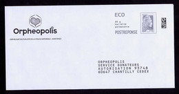 PAP Postréponse Eco Neuf Marianne L'engagée Orpheopolis (verso 301783) (voir Scan) - PAP: Antwort