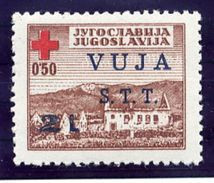 TRIESTE ZONE B 1948 Red Cross  Postal Tax Stamp MNH / **.  Michel 1 - Ongebruikt