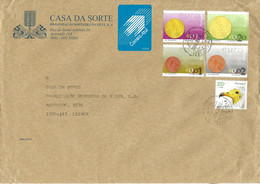 TIMBRES - STAMPS - MARCOPHILIE - LETTRE POSTE BLEU - PORTUGAL -TIMBRES EURO ET OISEAU EGYPT VULTURE - Covers & Documents