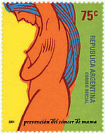 78436 MNH ARGENTINA 2001 PREVENCION DEL CANCER DE MAMA - Used Stamps