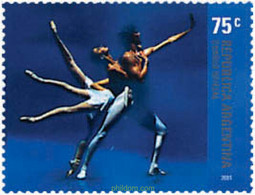 87110 MNH ARGENTINA 2001 DIA DE LOS BAILARINES - Dance