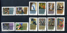 2012 FRANCIA SET USATO 5166/5177 Arte, Dipinti Del Cubismo - Used Stamps