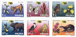 94385 MNH POLONIA 2001 CONVENCION SOBRE EL COMERCIO INTERNACIONAL DE ESPECIES DE FAUNA Y FLORA EN PELIGRO DE EXTINCION - Zonder Classificatie