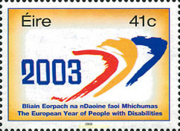 124945 MNH IRLANDA 2003 AÑO EUROPEO DE LAS PERSONAS CON DISCAPACIDAD - Collections, Lots & Series