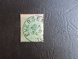 Nr 45 - Centrale Stempel Evergem - 1869-1888 Lion Couché (Liegender Löwe)