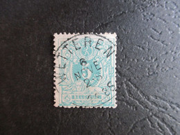 Nr 45 - Centrale Stempel Wetteren - 1869-1888 Lion Couché