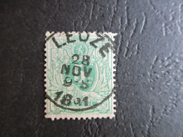 Nr 45 - Centrale Stempel Leuze - 1869-1888 Lion Couché (Liegender Löwe)