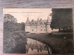 CPA NANCAY 18 Le Château, Façade Sud, Vue Prise Du Parc - Nançay