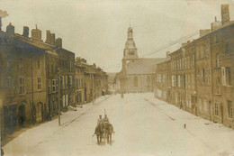 Marville * Carte Photo * Rue , église Village Sous Occupation Allemande ! * WW1 Guerre 14/18 War - Sonstige & Ohne Zuordnung